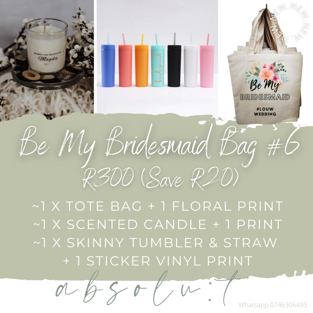 BE MY BRIDESMAID BAG #6