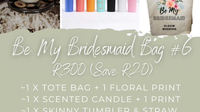 BE MY BRIDESMAID BAG #6