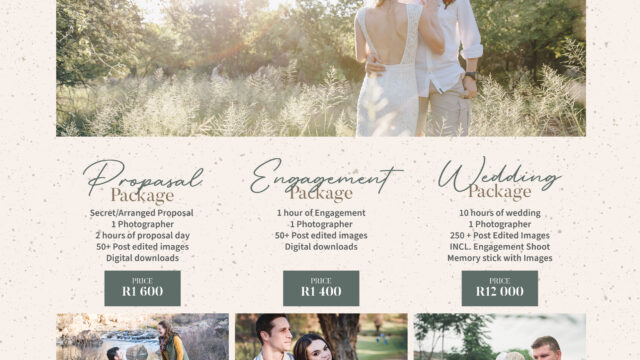 Libre Creations Wedding Package 2022