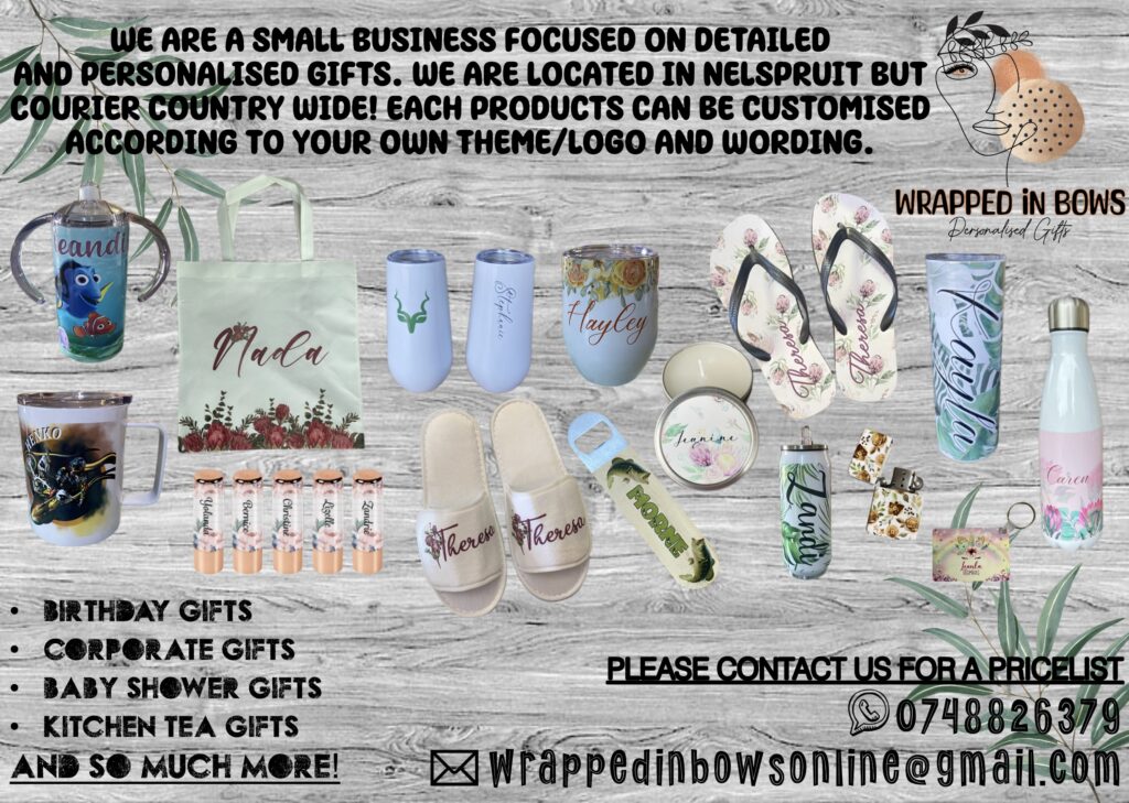 WRAPPED IN BOWS ADVERT 1